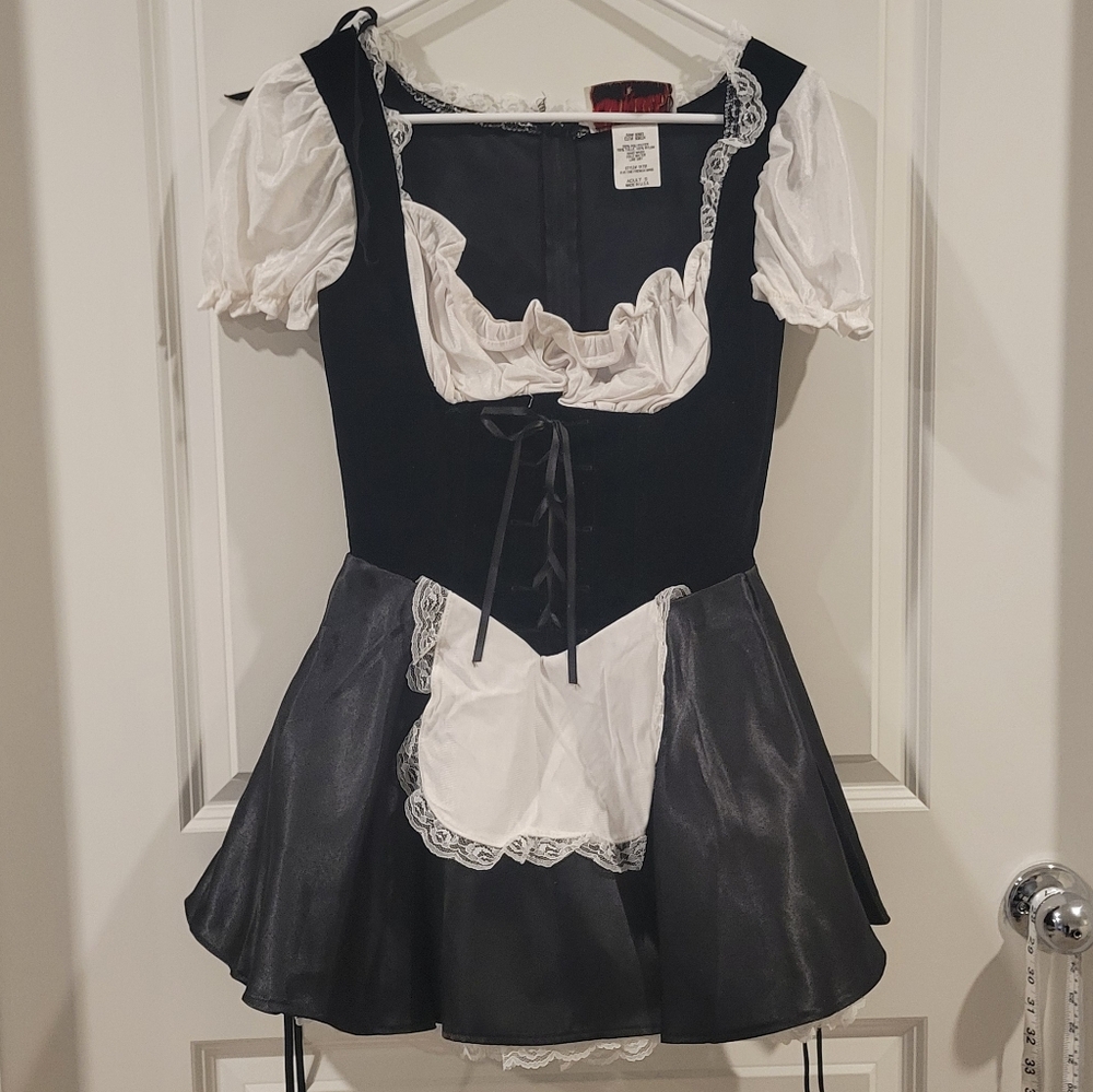Charades Adult Small Maid Costume